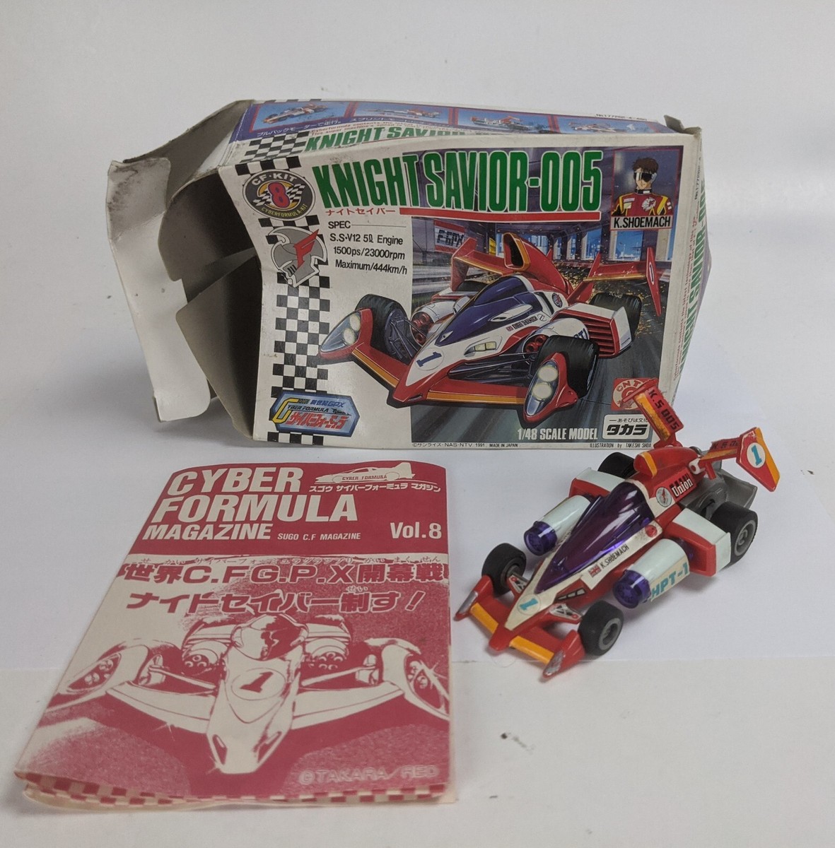 Assembled Takara Japan GPX Cyber ​​Formula 1/48 Knight