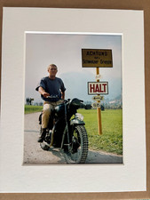 FRAMED and mounted the great escape Steve  McQueen movie photo print 11 x 14