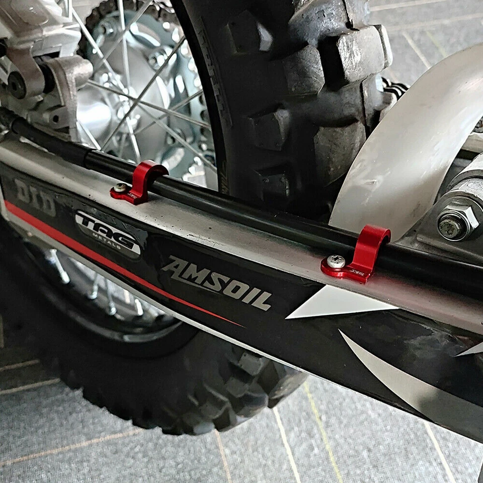 Rear Brake Hose Guide Clamp For HONDA XR 250L/250R/400R/600R/650R/650L XR650R - Image 2 of 4