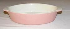 Threshold Ceramic 10.75 x 7 x 2.25 inch Pink Oval Baker Casserole - Excellent