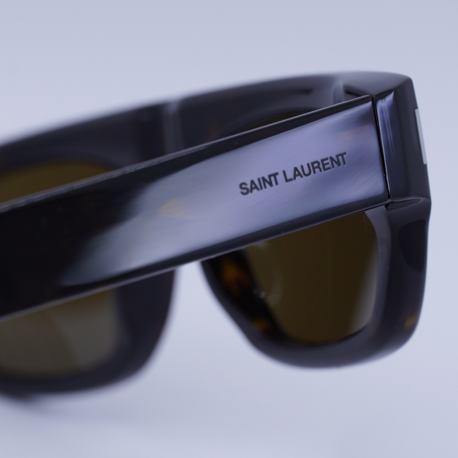 Occhiali da sole Saint Laurent SL762 002 avana scuro marrone 55 19 145 nuovi autentici