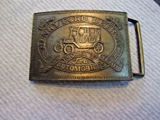 VINTAGE HENRY FORD MODEL T DETROIT BELT BUCKLE
