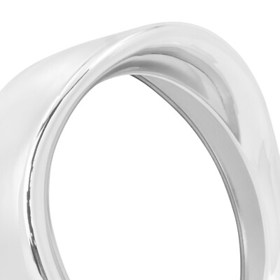 HDBUBALUS 7" Headlight Bezel Trim Visor Ring – Fits Harley Touring, Dyna, Softail, LED Ready