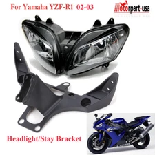 Front Headlight Head Lamp / Upper Stay Bracket For Yamaha YZF R1 YZF-R1 2002-03