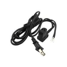 Power Cord 3 Pin Fits Singer 513, 514, 518, 522, 527, 533, 534 Part # 604118-001