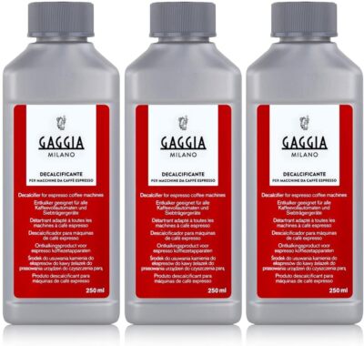 Gaggia Decalcifier Descaler Solution 250ml (3 Bottles)
