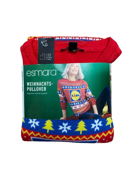 Lidl Weihnachtspullover I Ugly Sweater Von Esmara 2023 Damen Pullover I Neu Gr L-image