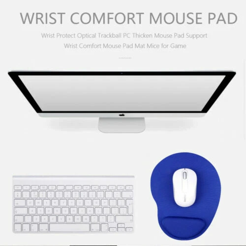 Anti Slip Mouse Pad Mat with Foam Wrist Support for PC and Laptop UK Seller - Image 3 of 4