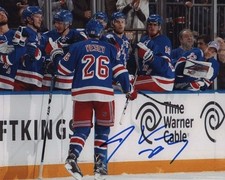 Jimmy Vesey New York Rangers Autographed Signed 8x10 Photo COA #7