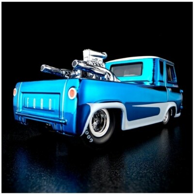 ホットウィール RLC Hi-po ハウラー エコノライン スペクトラアクア 🔥Hot Wheels 2022 RLC Exclusive HI-PO HAULER🏁 Aqua Spectraflame