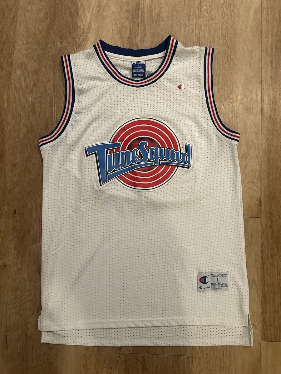 Vintage Champion Space Jam Michael Jordan Tune Squad Jersey L 90s