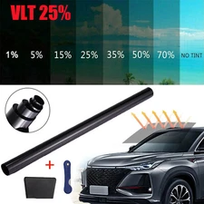 300cm x 50cm Uncut Roll Window Tint Film 25% VLT Feet Car Home Office Glass