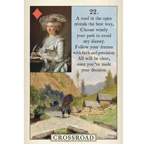 BLAUER VOGEL Lenormand Wahrsagerei-Spielkarten Bluebird Tarot-Kartenset - Bild 10 von 11