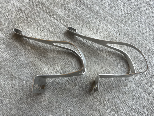 MKS Alloy NJS Road Pedal Toe Clips | Size L / Made in Japan / EXC - Picture 4 of 6