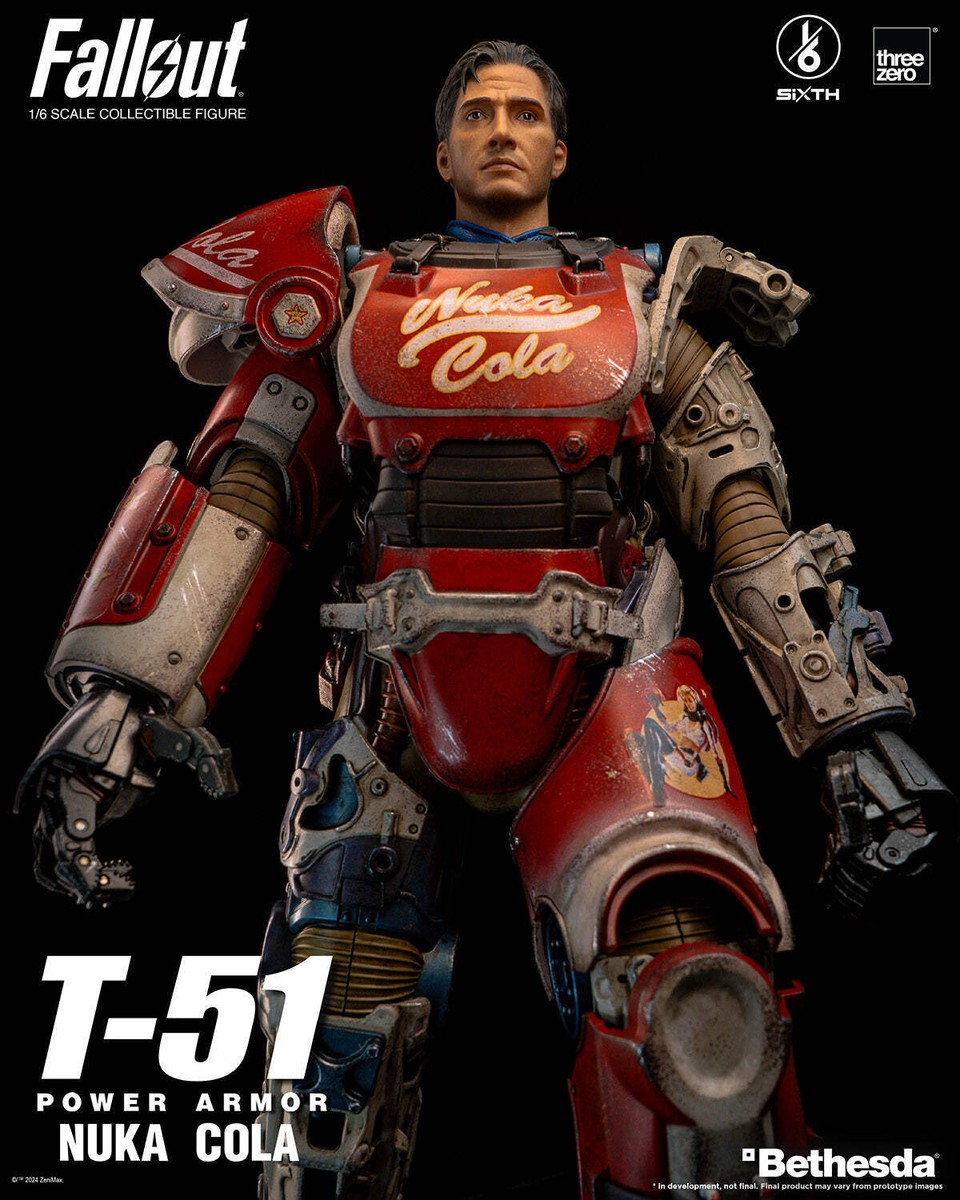 THREEZERO Fallout T-51 Nuka Cola Power Armor ⅙ Sixth Scale Figure