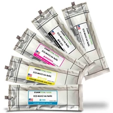 Roland Eco-Sol MAX2 Compatible 220ml Ink Bags for BN-20A BN2-20A -  MADE IN USA