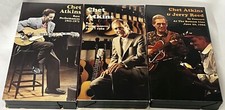Lot Of 3 Chet Atkins VHS Rare Performances 1955-1976  1976-1995 Atkins  Reed