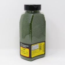 Woodland Scenics 1364 Medium Green Coarse Turf Shaker Scenery for Train Layout