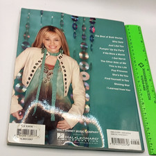 HANNAH MONTANA Miley Cyrus TV Show SONGBOOK Pop Hits Piano Vocal Guitar Disney