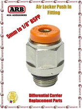 ARB Differential Carrier Air Locker Push-In Fitting 5mm to 1/8” BSPP 170201SP