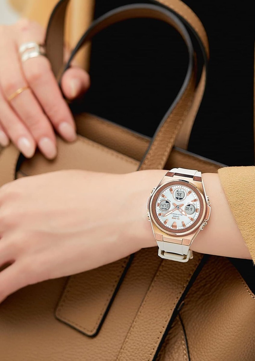 CASIO Watch BABY-G Radio Solar MSG-W600G-7AJF Ladies White Analog  