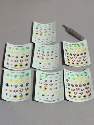 BAGE TRANSFERS TRANSFER SHEET WARHAMMER 40K CHAOS SPACE MARINES DMG BIKE DREAD