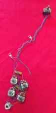 Vintage 1966 Usa Kay Vanguard Guitar Wiring Harness Pots Caps Jack Switch