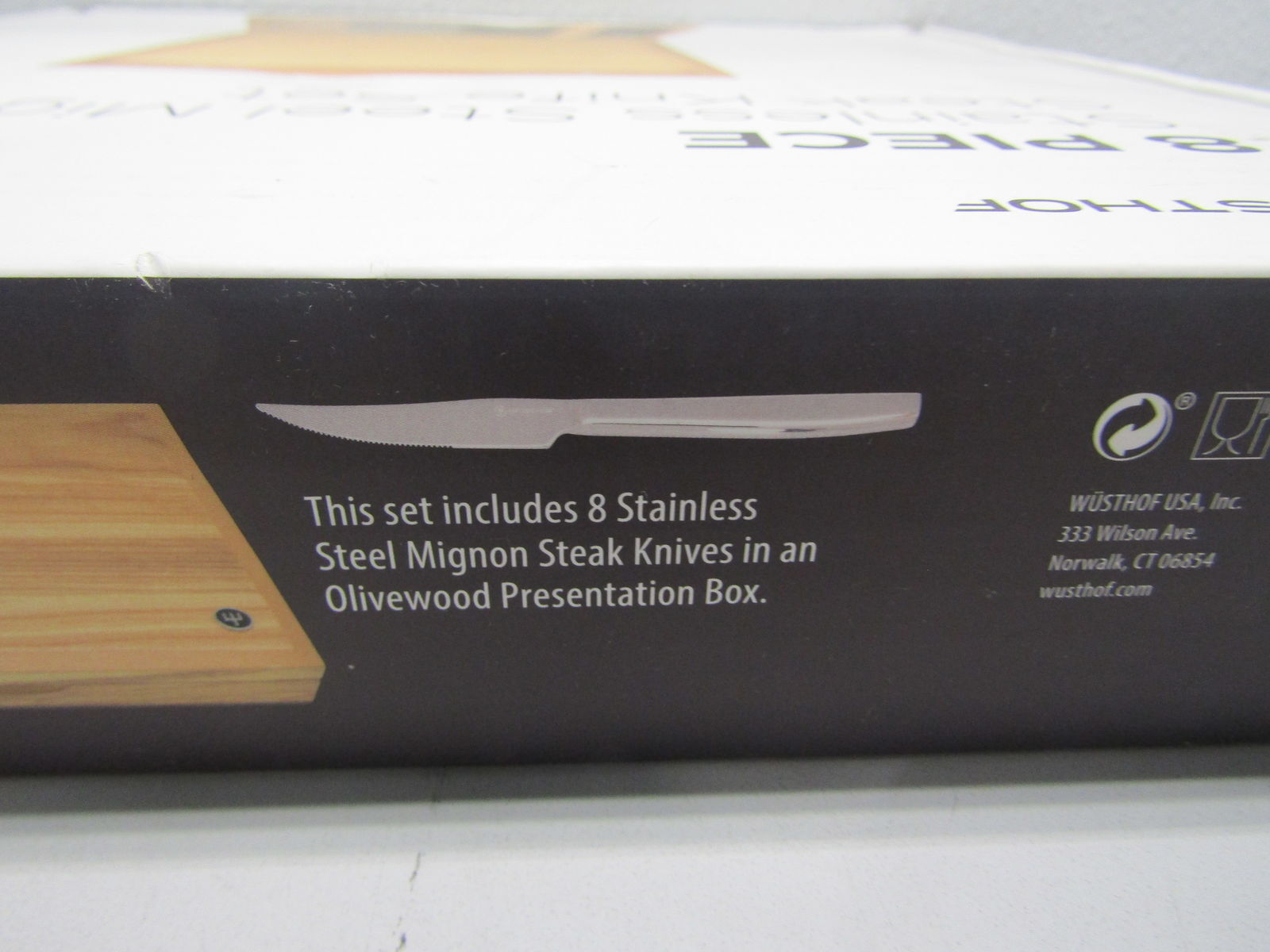 Wusthof Stainless Steel Mignon Steak Knife Set 8 Piece eBay