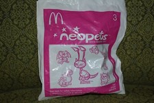 Neopets Black Shadow Aisha McDonalds Plush 2004 New,sealed in original package