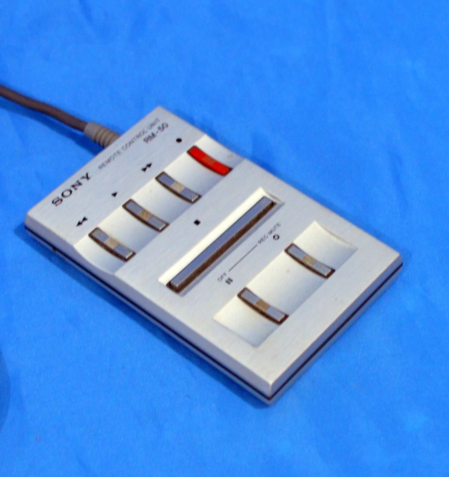 Sony RM-50 Original Cable Remote Control TC-K88-b TC-K80ii TC-K81/K75 New no Box - Image 2 of 4