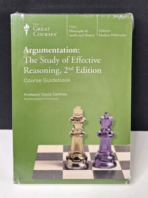 The Great Courses, Argumentation The Study of Effective Reasoning 4-DVDs, Guide