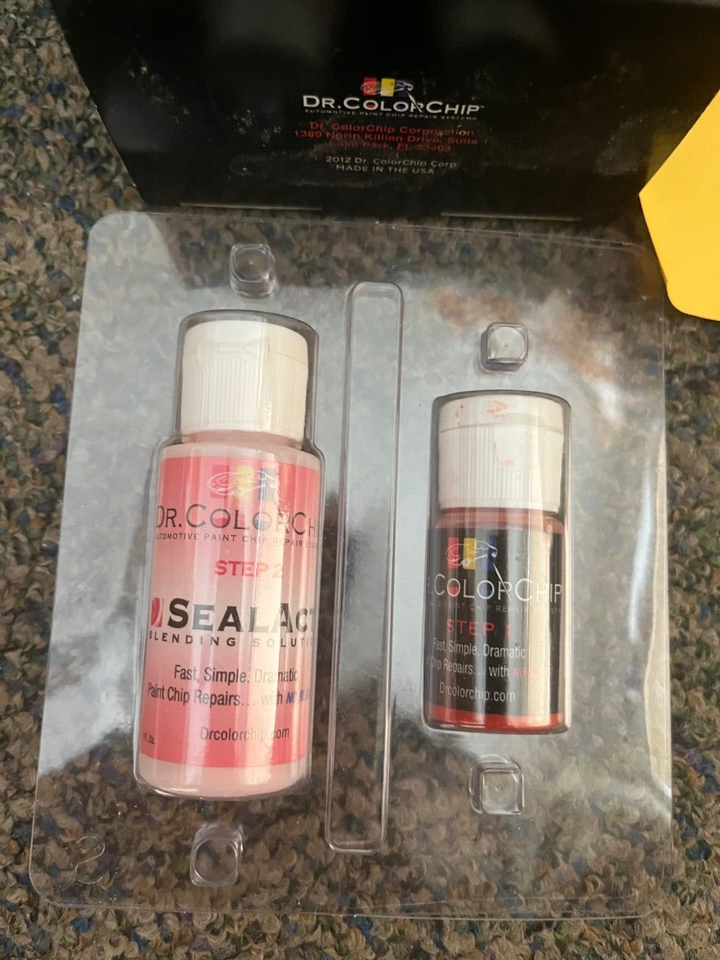DR. COLORCHIP PAINT CHIP AUTO REPAIR COMPLETE IN BOX Inferno Orange eBay