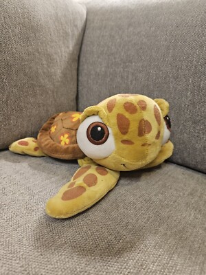 Disney Parks Squirt Finding Nemo Movie Plush Turtle Doll Toy 12  Stuffed Animal