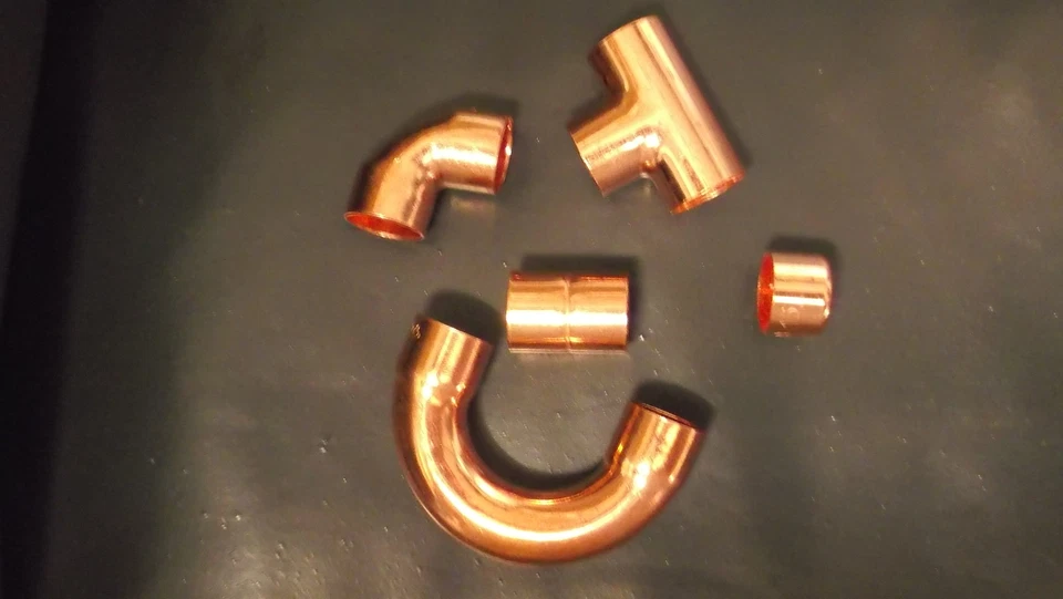 8MM/10MM/15MM/22MM END FEED FITTINGS COPPER/PIPE/TUBE/WATER/PLUMBING/GAS/DIY/NEW