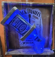 Lampada Artigianale Con Bottiglia Jack Daniel