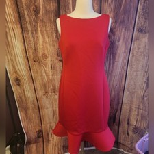 Calvin Klein Dress Size 10 Red