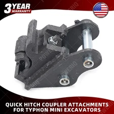US STOCK 3T Bellow Mini Excavator Attachment Quick Hitch Quick Change FREE SHIP