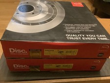 Pair Apec Red Brake discs front DSK2438 IX20 I30 Kia Ceed soul Venga Pro Ceed