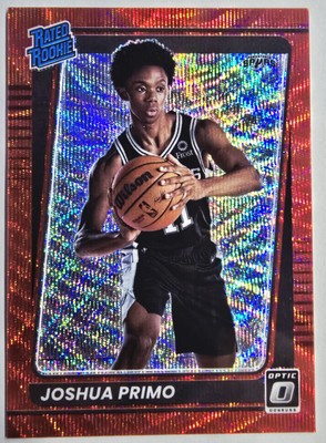 2021-22 Panini Donruss Optic Prizm Red Wave Joshua Primo Rated Rookie RC #162  