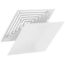 Home Air Conditioners Vent Deflector Adjustable Durable Plastic Windshield White