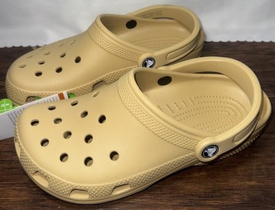 Unisex Croc Classic Clog Slip On Sandals Men s 6/Women s 8 - Tan