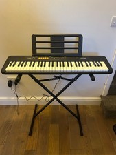 Casiotone CT-S100 Electronic Keyboard with Stand, Music Stand and Charger