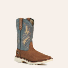 Ariat Activator VentTEK Work Boots Mens Wide Square Toe Brown Stone