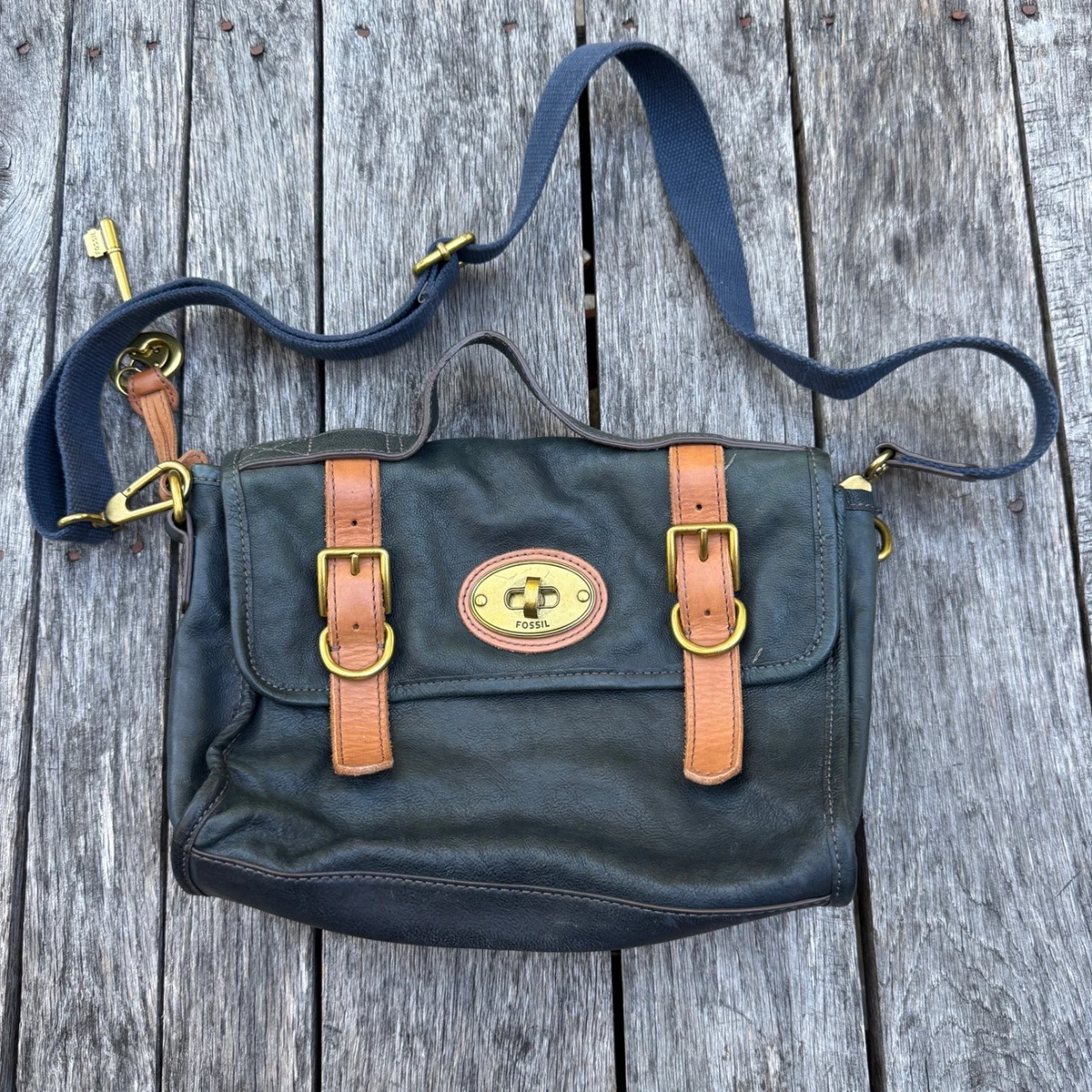 Fossil Messenger Bags Turn Lock Handbags for Women for sale | eBay