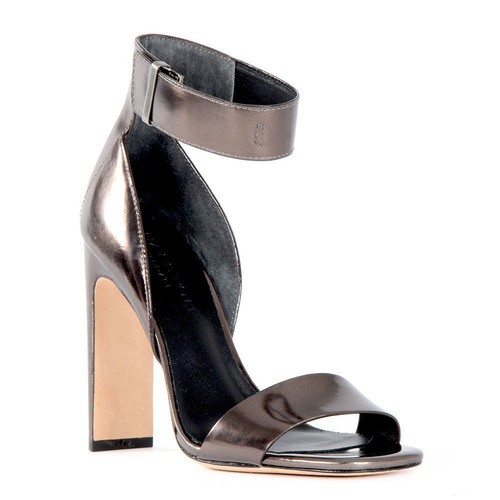 Halston Heritage Sandals Sneakers High Heel Court Shoes Designer Block Heel - Picture 2 of 4