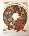 Vintage (2) New Sealed EUREKA 18” GLITERING HOLIDAY WREATHS  , Die Cuts — photo 2