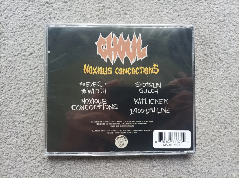 Ghoul - Noxious Concoctions NEW CD Thrash Speed Death Metal Sodom Slayer Foto 2 de 2
