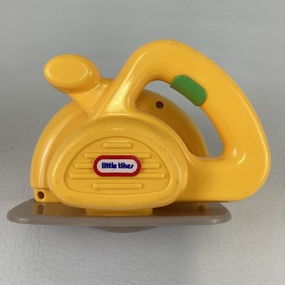 Little Tikes Workshop Workbench Pretend Play Tools Hand Saw Yellow Vintage 80s