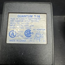 Quantum QT-40 QB-40 T-16 Turbo Battery Charger Transformer AC adapter