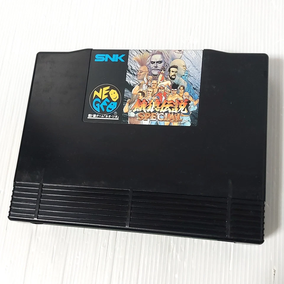 Fatal Fury Special Neo Geo AES ORIGINAL con estuche de cartucho Funciona bien Japón Foto 2 de 4